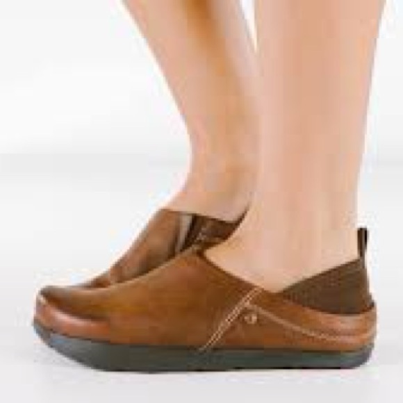 Kalso Earth Shoe Leather Loafer Wide Toe Box Brown Size 9 - Picture 2 of 13